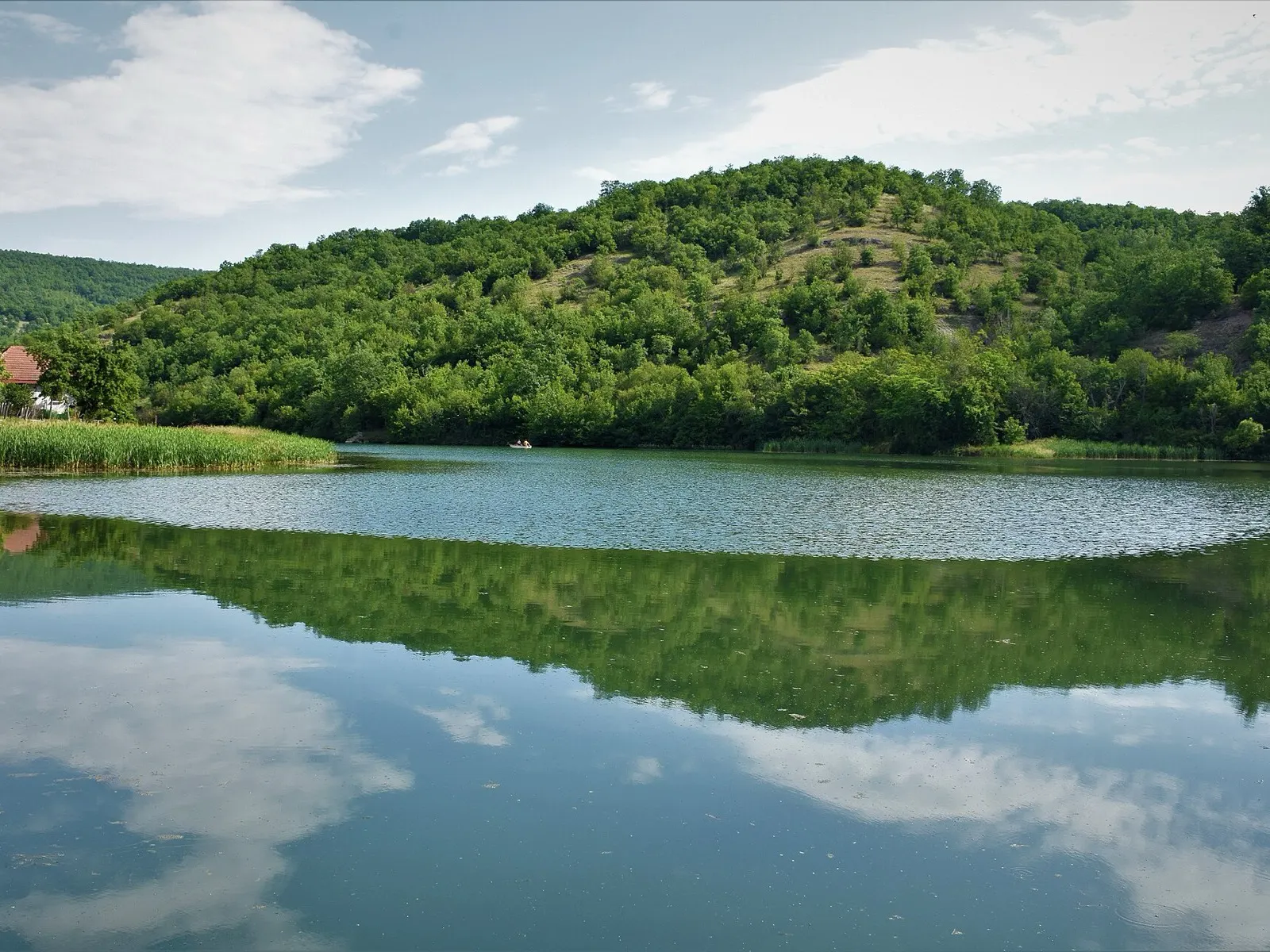 Der Grlište-Stausee südwestlich von Zaječar